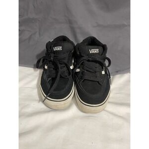 Vans Half Cab "old Skool"pro Skateboard Shoe Size 7 Black Suede Mens